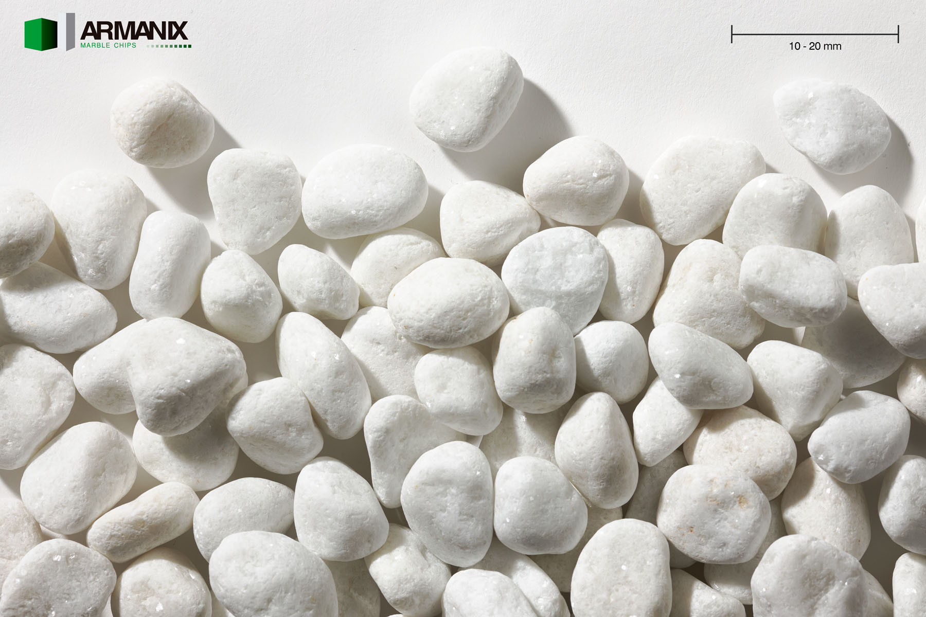 Special White 10-20 mm Rounded